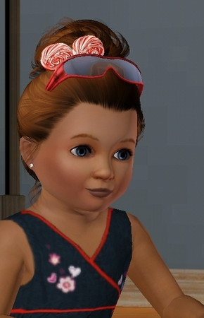 Sims 3 — samantha by sasha1959 — samantha's glasses and earrings are from http://lilisimsdotcom.blogspot.com/ her dress