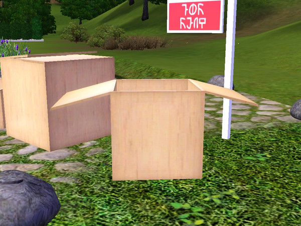 Sims 3 — Small Square Box by lilliebou — par LillieBou de TSR