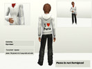 Sims 3 — [Male] I love Paris - Jacket [Young Adult|Adult] by Filipe_Simmer — Sorry about the project name ! But I was so