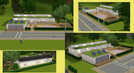 Sims 3 — Presque-eco House by manulle — House with 4 bedrooms, 2 bathrooms, kitchen, swimming pool, garage for two