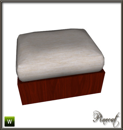 Sims 3 — Acaydia Living Ottoman by Pinecat — Acaydia Living Part 3 Catalog category coffee tables