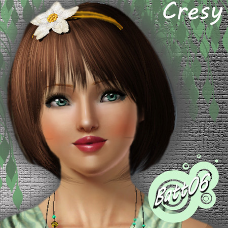 Sims 3 — Cresy by batt06 — Hair: Rose Eyes: hieret Accesory: Rose Formal dress: Rose Casual Dres: by me