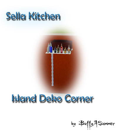 Sims 3 — BuffyASummer_Sella_Kitchen_IslandDekoCorner by BuffSumm — created by BuffyASummer