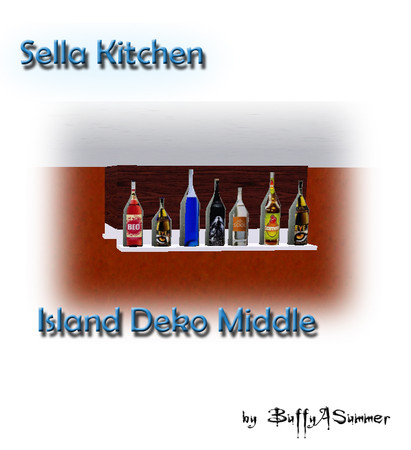 Sims 3 — BuffyASummer_Sella_Kitchen_IslandDekoMiddlePart by BuffSumm — created by BuffyASummer