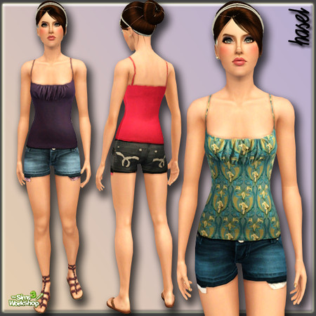 Sims 3 — Isis  by hasel — 3 recolorable palettes.. 3 different styles.. Enjoy..