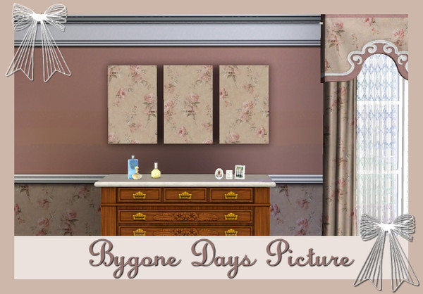 Sims 3 — Bygone Days Picture by ziggy28 — A matching picture for the Bygone Days pattern. Cloned from the Maxis