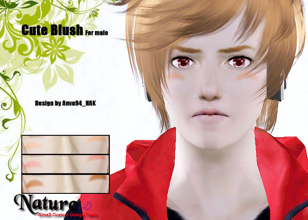 Sims 3 — Cute blush[M] by anva94_Hak — No Description