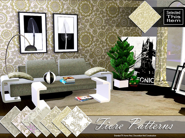 Sims 3 — Fiore3 (Pattern) by brandontr — BrandonTR at TSR