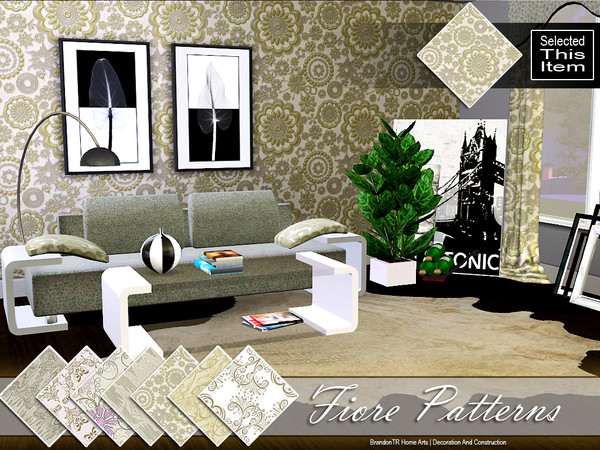 Sims 3 — Fiore4 (Pattern) by brandontr — BrandonTR at TSR