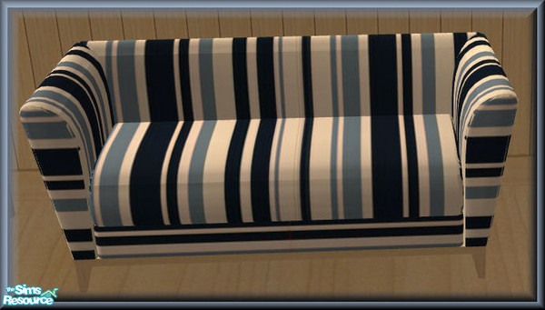 Sims 2 — NK TC35 Mallory LR - Loveseat - Stripes by MoMama — A striped fabric to give your loveseat a bolder look.