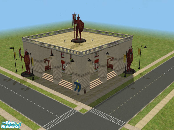 Sims 2 — Knighthood Restaurant by loveblis — 