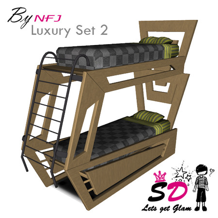 Sims 3 — SD NFJ Luxury Set2 Bunk by Nayara — SD NFJ Luxury Set2 Bunk SIMSDOMINATION Give just to sleep in the bed below.