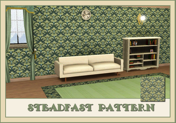 Sims 3 — Steadfast Pattern by ziggy28 — Steadfast pattern. Suitable for walls, objects and fabrics. Found under Themed