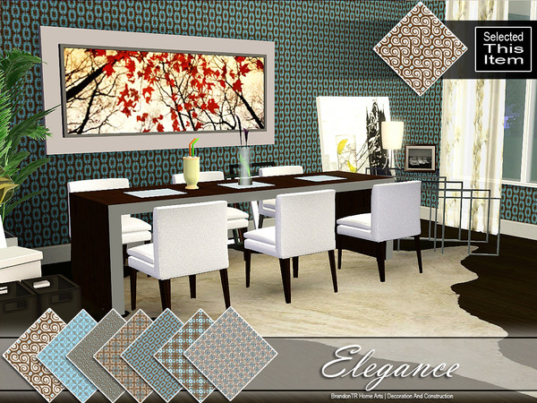 Sims 3 — Elegance1 (Pattern) by brandontr — BrandonTR at TSR