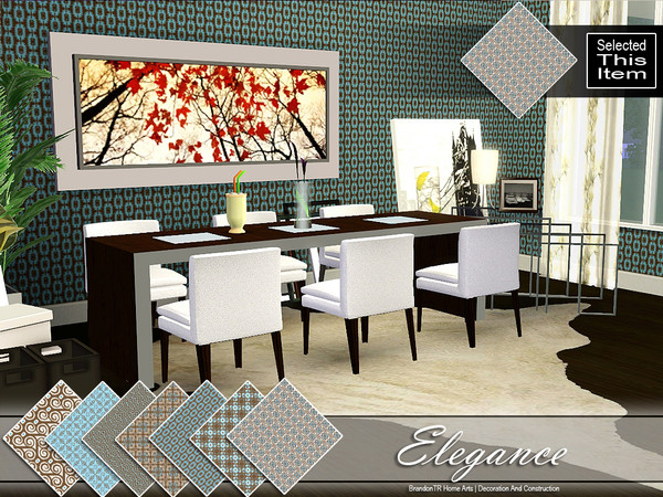 Sims 3 — Elegance7 (Pattern) by brandontr — BrandonTR at TSR