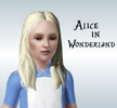 Sims 3 — Alice (As a child) by xBANG — Alice Liddell. Inspired by Mia Wasikowska from Tim Burton's Alice in Wonderland.