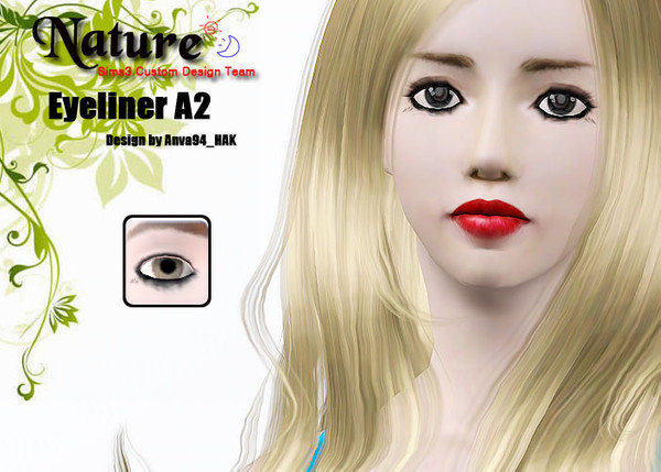 Sims 3 — Eyeliner A2 by anva94_Hak — No Description