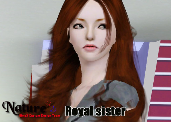 Sims 3 —  Royal sister by Anva94_HAK by anva94_Hak — It's my first time share sims3 sims at here. Hope you guys like my