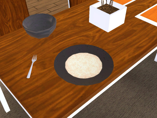 Sims 3 — Plate by lilliebou — You can find it in Misc. Decor for 20 Simoleons. Two recolorable parts; two variations
