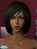 Sims 2 — Liliana by abellus — My first upload! A pretty darker skinned woman, wearing a lovely pink party dress and cute