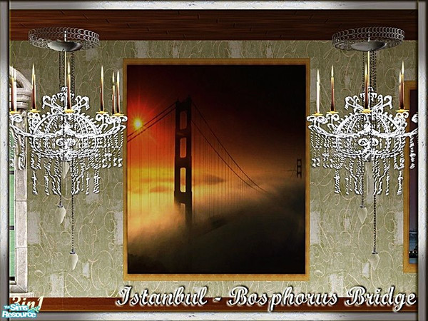 Sims 2 — V# IstanbulWallSet-BosphorusBridge by vidia — 3in1