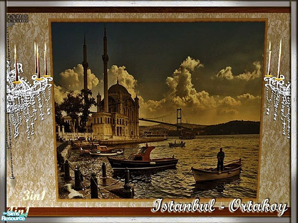Sims 2 — V# IstanbulWallSet-Ortakoy1 by vidia — 4in1