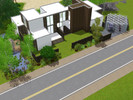 Sims 3 — By the waterfall by csfcampos — Modern house with 4 bedrooms, 2 bathrooms, indoor and outdoor pools and a