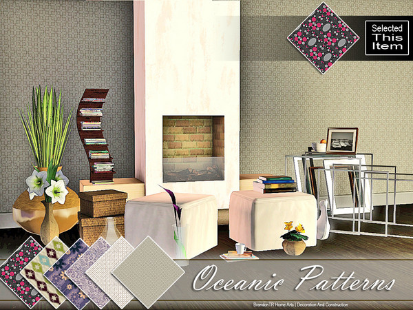 Sims 3 — Oceanic6 (Pattern) by brandontr — BrandonTR at TSR