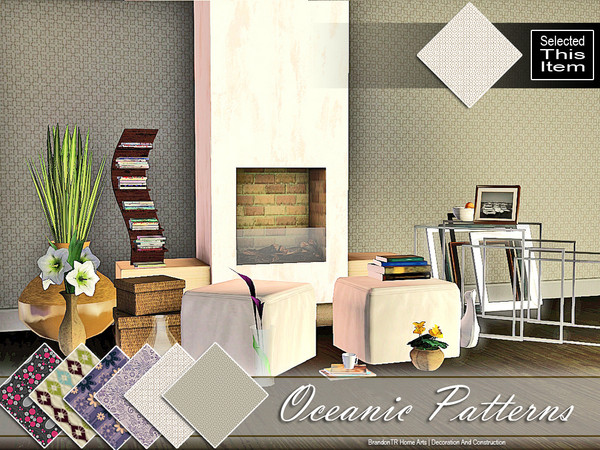 Sims 3 — Oceanic2 (Pattern) by brandontr — BrandonTR at TSR