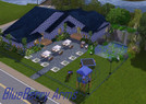 Sims 3 — BlueBerry Arms by jackiesean — Blueberry arms is a friendly comfortable Pub with a swimmable waterfall, friendly