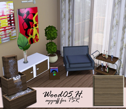 Sims 3 — Wood05_H. by ayyuff — 
