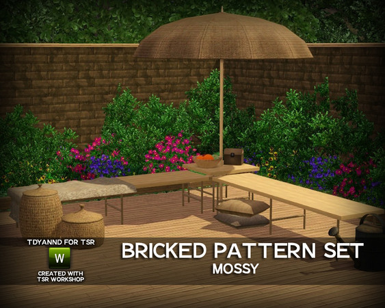 Sims 3 — Bricked - Mossy by tdyannd — 