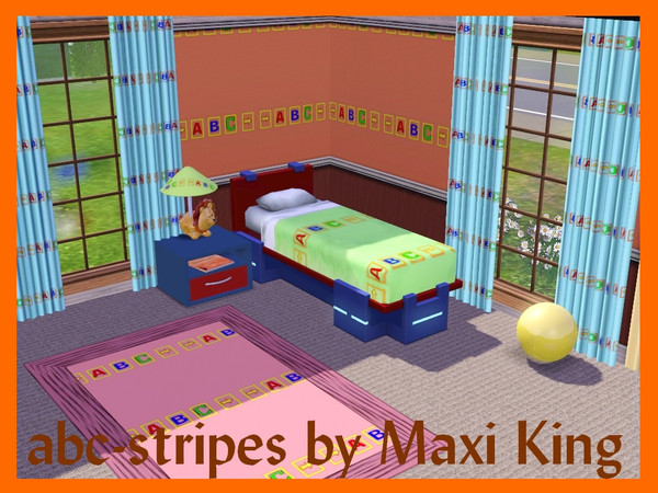 Sims 3 — abc stripes by maxi king — 
