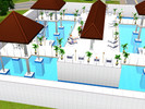 Sims 3 — Shaeffer Community Pool  by Mikey_Gee — Built by William Shaeffer, these pools offer a wide swimming area with