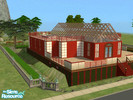 Sims 2 — House of L (unfurnished) by dirk1026 — This house offers a whole variety of possibilities. 2 stories of the