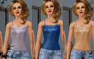 Sims 3 — Cool Tank Top, Lace! by ArliTheSimPlayer — Pretty tank top with lace at the top, comes in the colors