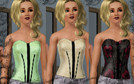 Sims 3 — Shiny TubeTop by ArliTheSimPlayer — Beatiful shiny tube top with three stripes, comes in the colors mintgreen,