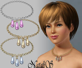 Sims 3 — NataliS chain with pearl necklace FT-FA by Natalis — No Description