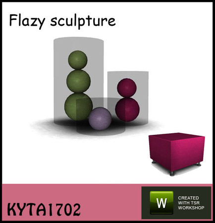 Sims 3 — Flazy sculpture 1 by Kyta1702 — just a sculpture