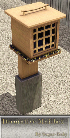 Sims 3 — Medieval MailBox by Sugar-Baby756 — By Sugar-Baby