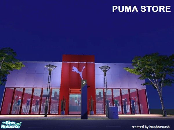 Sims 2 — PUMA STORE by ivanhorvatsb — PUMA STORE (Complete it furnishing and decorating)