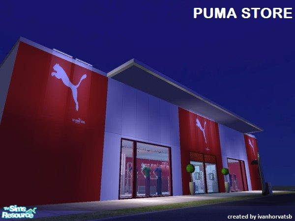 Sims 2 — PUMA STORE by ivanhorvatsb — PUMA STORE (Complete it furnishing and decorating)