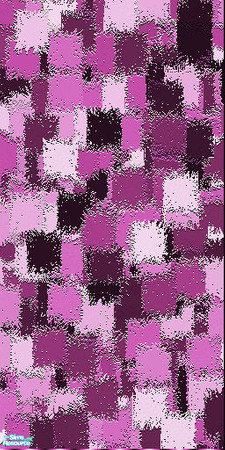 Sims 2 — Patchwork Pink by Phadrae — A pink patchwork tile pattern.