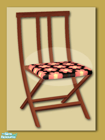 Sims 2 — Summer Days - Patio Chair Cushion 01 by Shakeshaft — Part of a recolour of my Summer Days Patio Set, in a rich