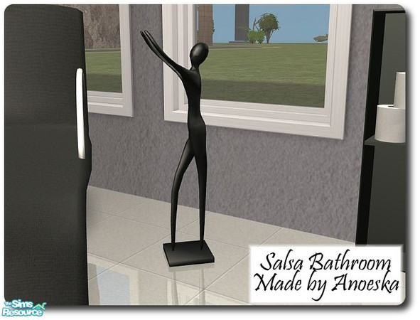 Sims 2 — Salsa Bathroom Sculpture by AnoeskaB — Modern figurative sculpture. Part of the Salsa Bathroom.