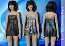 Sims 3 — Baby Doll Evening Dress by nhut — For: Young Adult and Adult Wear when:Everyday and Formal One recolorable area