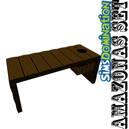 Sims 3 — SD NFJ Amazonas Set Dining Table by Nayara — SD NFJ Amazonas Set Dining Table SIMSDOMINATION