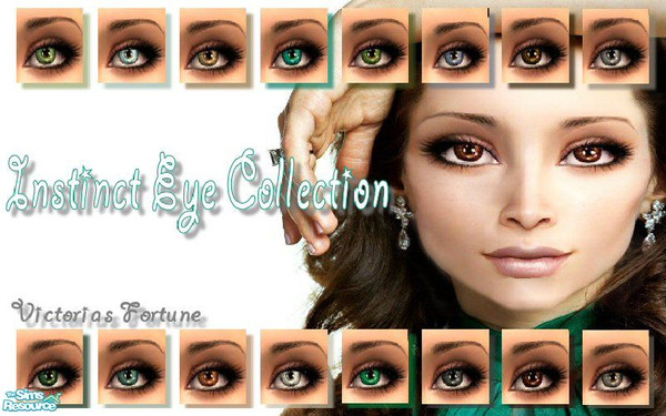 Sims 2 — VF Instinct Eye Collection by fortunecookie1 — Let your sims follow their instinct and fall in love with these