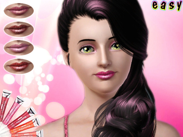 Sims 3 — Wet Lipstick 02 by easysims — Hope that everybody likes it(*^__^*)
