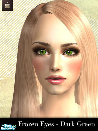 Sims 2 — Frozen Eyes - Dark Green by haiduong — A set of 8 realistic eye colors. Enjoy.